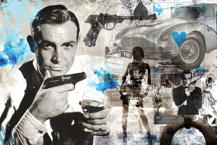 James Bond Is Back by Caroline Wendelin wall art