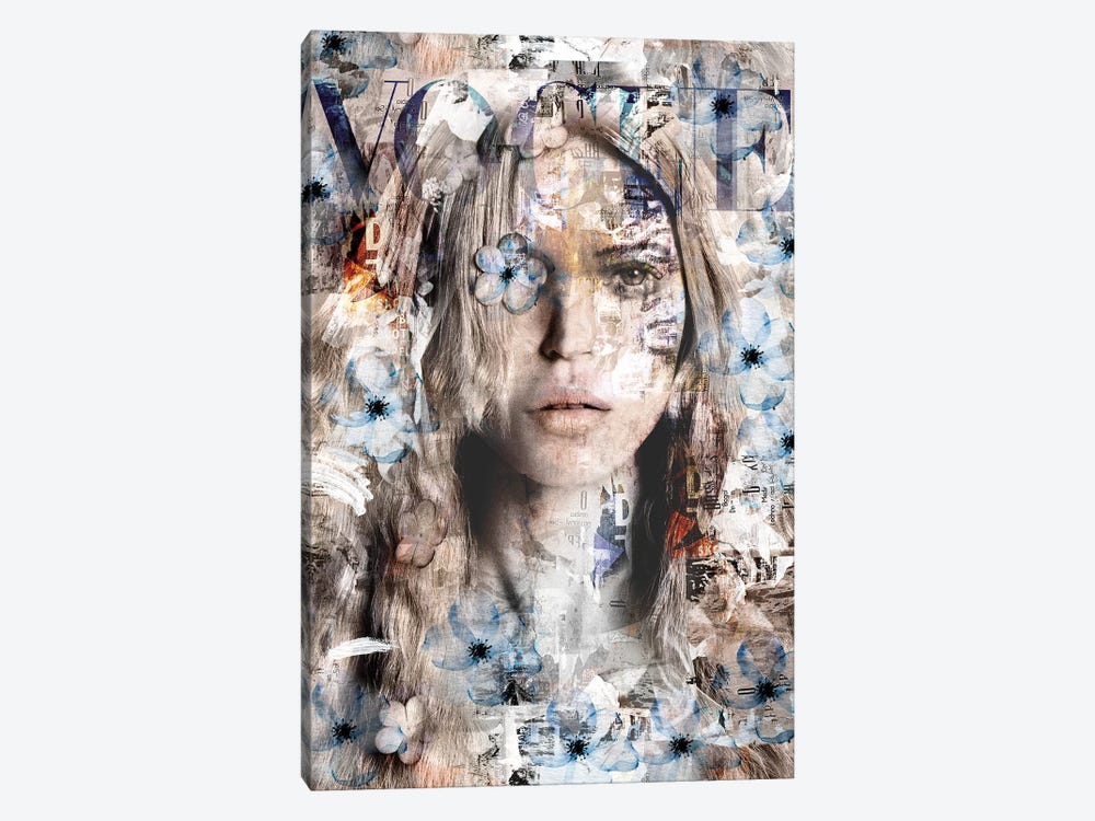 Cover Story III by Caroline Wendelin 1-piece Canvas Print