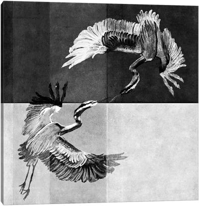 Heron Canvas Art Print - Caroline Wendelin
