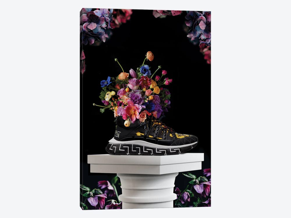 Versace Flowers by Caroline Wendelin 1-piece Canvas Artwork