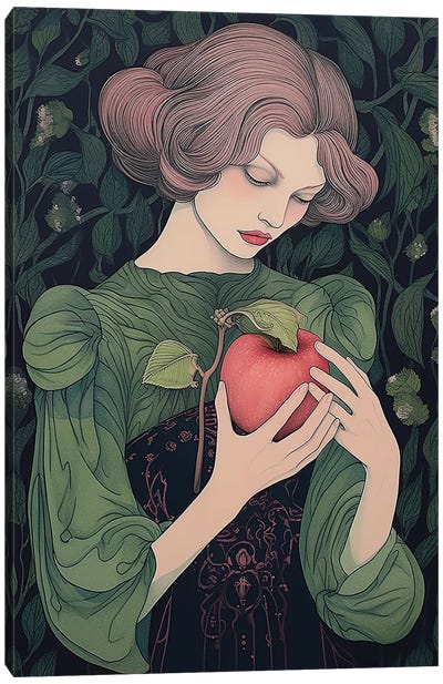 Apple Canvas Art Print - Caroline Wendelin