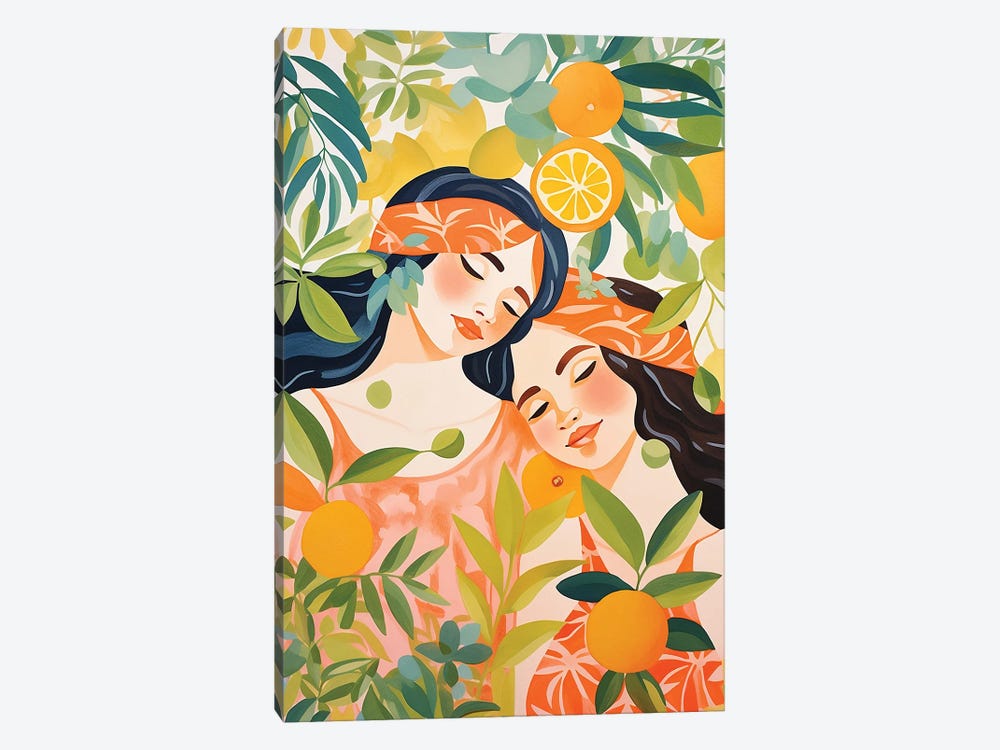 Orangerie by Caroline Wendelin 1-piece Canvas Wall Art