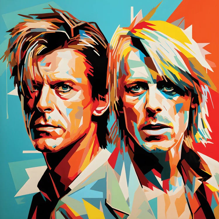 David Bowie And Iggy Pop