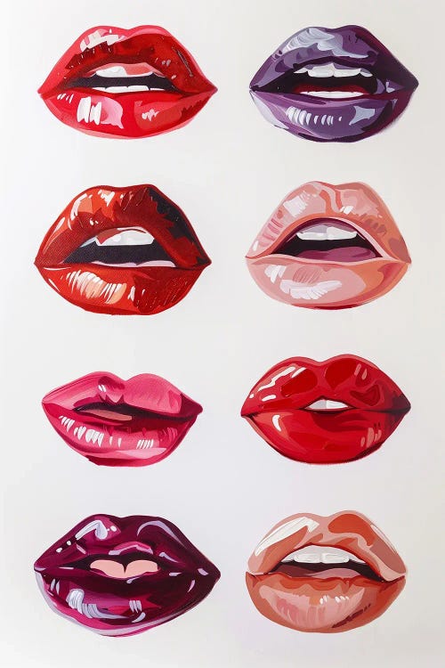 Kiss Me by Caroline Wendelin wall art