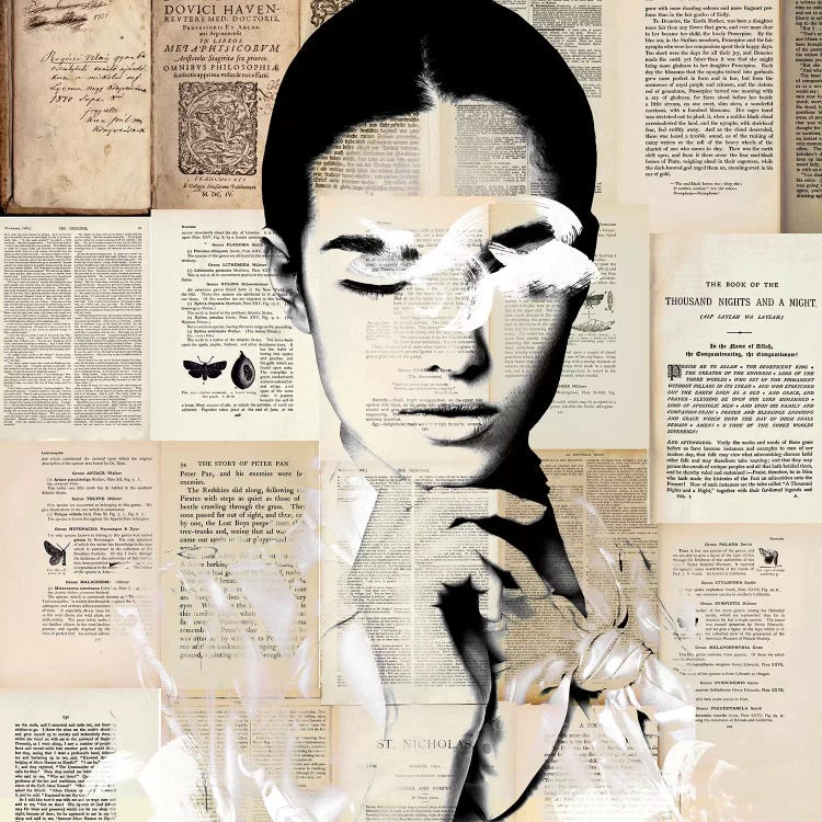 Paper Girl by Caroline Wendelin wall art