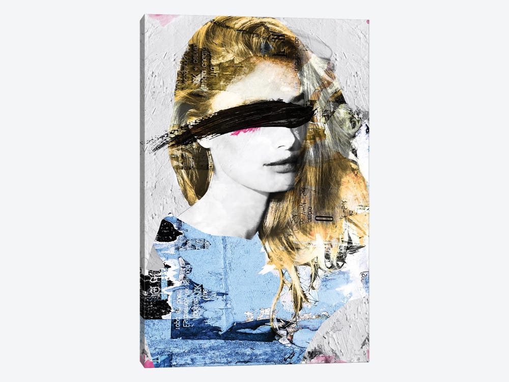 Paper Girl III by Caroline Wendelin 1-piece Canvas Wall Art