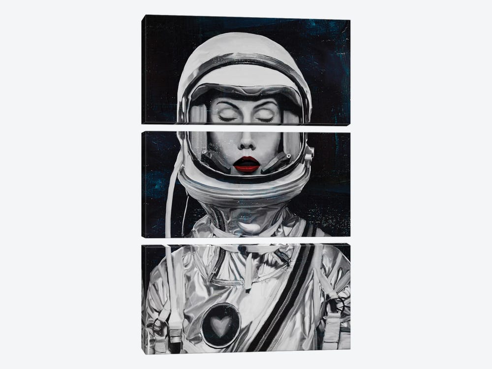 Astronauta by Caroline Wendelin 3-piece Canvas Art