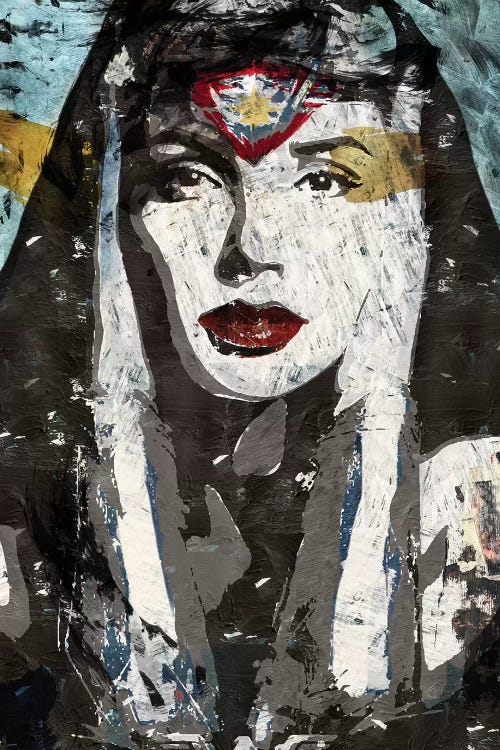 Wonder Woman by Caroline Wendelin wall art