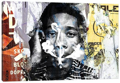 Wiz Khalifa Canvas Art Print - Wiz Khalifa