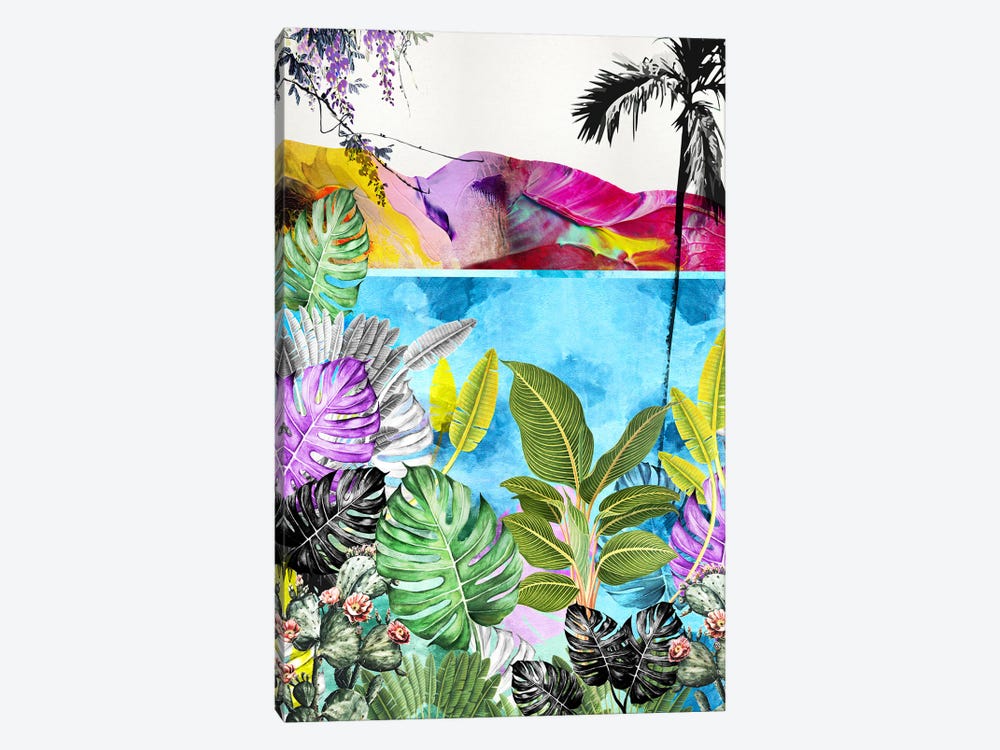Tropical World by Caroline Wendelin 1-piece Canvas Print