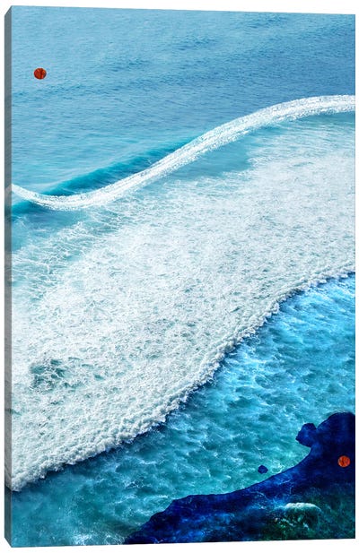 Ocean Blue I Canvas Art Print - Caroline Wendelin