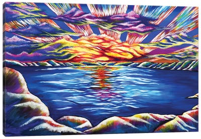Tahoe Sunset Canvas Art Print