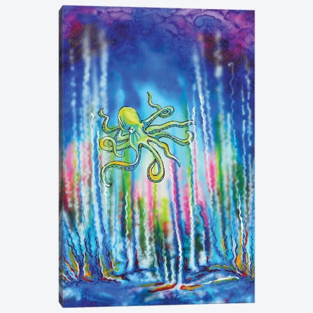Octopus Canvas Print #CWH27} by Carrie White Canvas Artwork