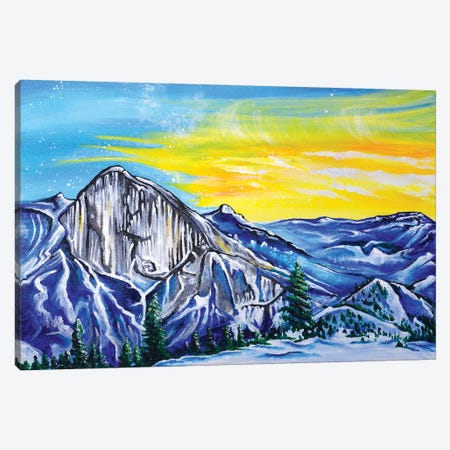 Halfdome Canvas Print #CWH30} by Carrie White Canvas Artwork