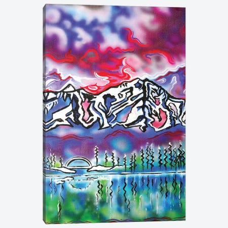 Mt Shasta Bridge Canvas Print #CWH32} by Carrie White Canvas Artwork