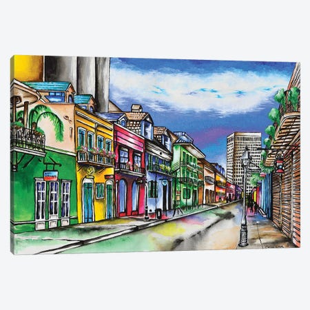 Dumaine St. Canvas Print #CWH3} by Carrie White Canvas Artwork