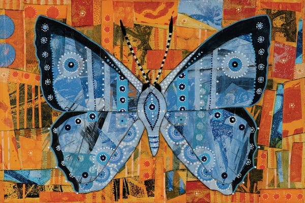 Sapphire Azure Butterfly