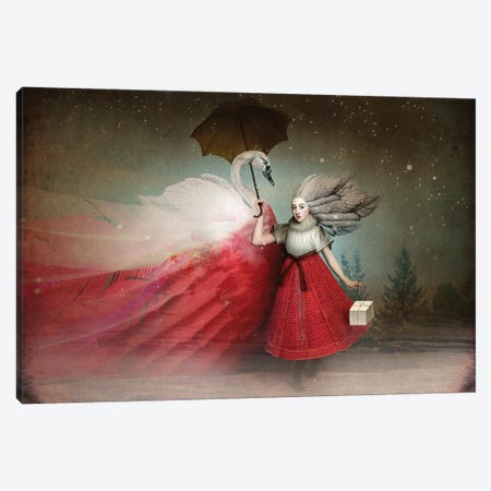 The Gift Canvas Print #CWS105} by Catrin Welz-Stein Canvas Artwork