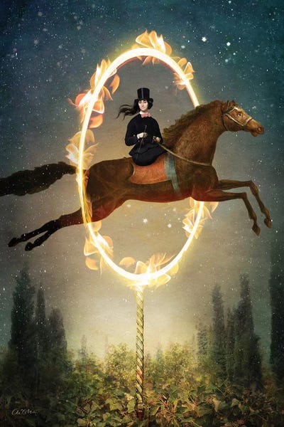 Kids Animal Art: Knight Of Wands by Catrin Welz-Stein