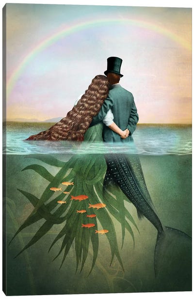 Of Cups Canvas Art Print - Mythical Creature Art