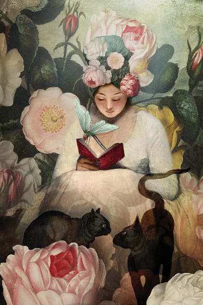 Large Wall Art & Big Canvas Prints: The Reading by Catrin Welz-Stein