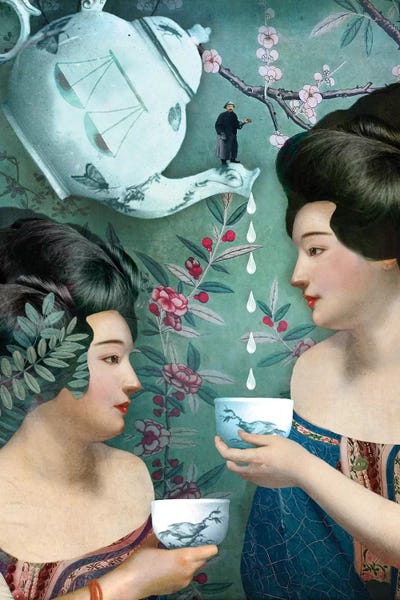 Six of Pentacles by Catrin Welz-Stein canvas print