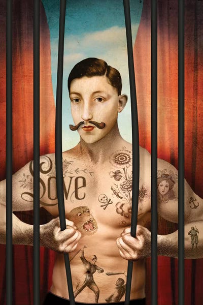 Tattoo Parlor: Seven of Wands by Catrin Welz-Stein