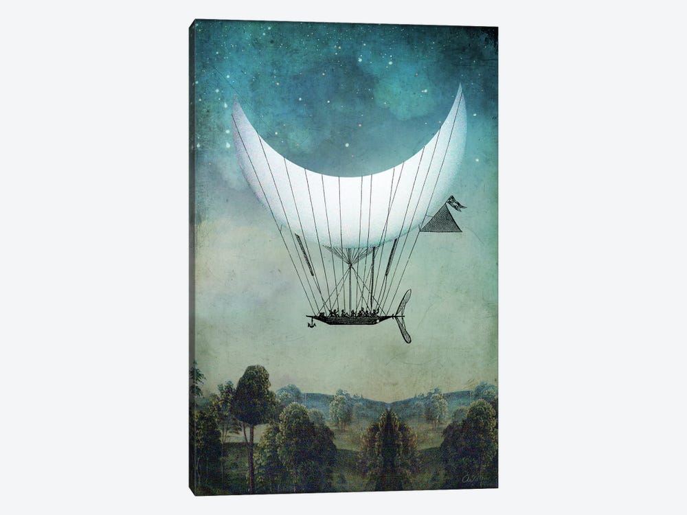 The Moonship by Catrin Welz-Stein 1-piece Canvas Print