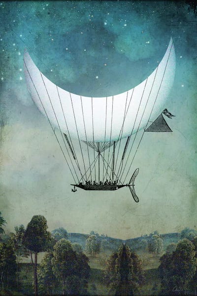 Fairytale Scenes: The Moonship by Catrin Welz-Stein