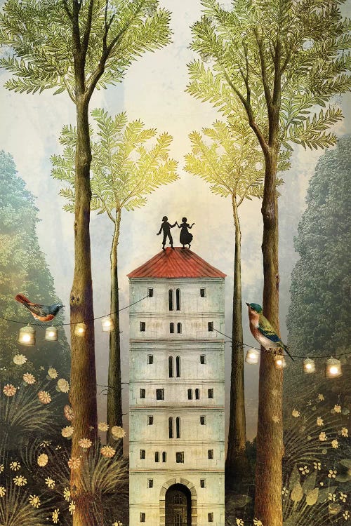 Four Of Wands by Catrin Welz-Stein wall art