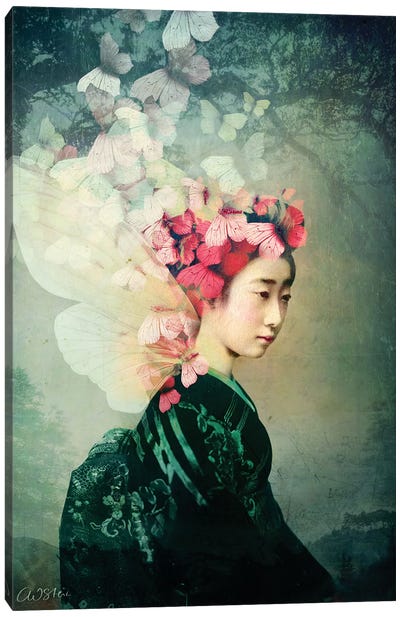 Portrait 12 Canvas Art Print - Asian Décor
