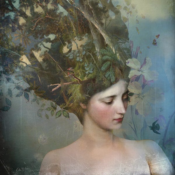 Contemporary Fine Art: Portrait 17 by Catrin Welz-Stein