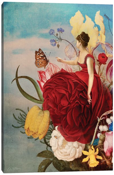 The Bouquet Canvas Art Print - Insect & Bug Art