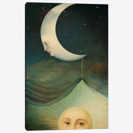 Rise And Shine Canvas Print #CWS154} by Catrin Welz-Stein Art Print