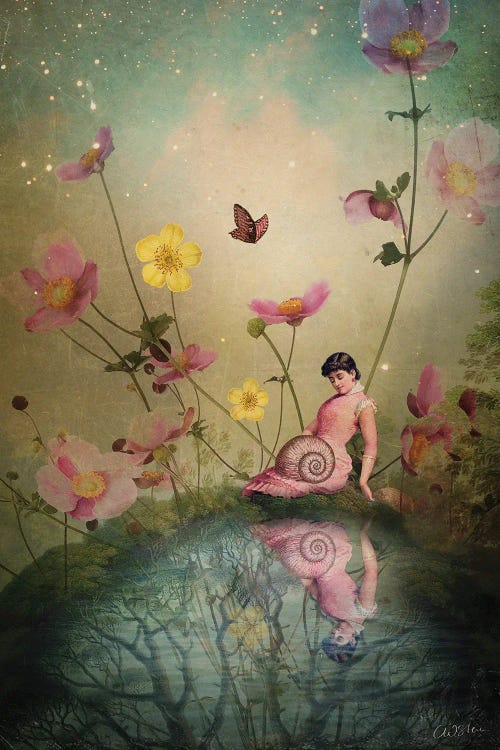 At The Pond by Catrin Welz-Stein wall art