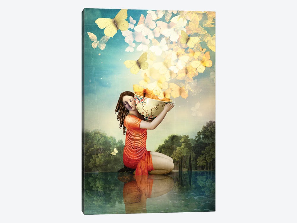 Ace Of Cups by Catrin Welz-Stein 1-piece Canvas Wall Art