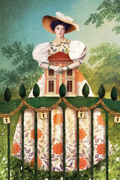 Gardening: Four Of Pentacles by Catrin Welz-Stein