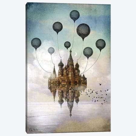 Journey To The East Canvas Print #CWS16} by Catrin Welz-Stein Canvas Art
