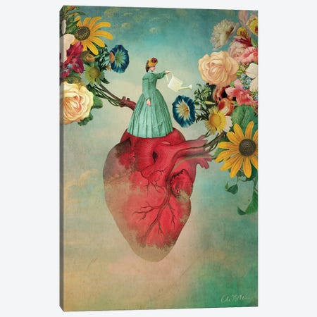 Treat Yourself Canvas Print #CWS171} by Catrin Welz-Stein Canvas Wall Art