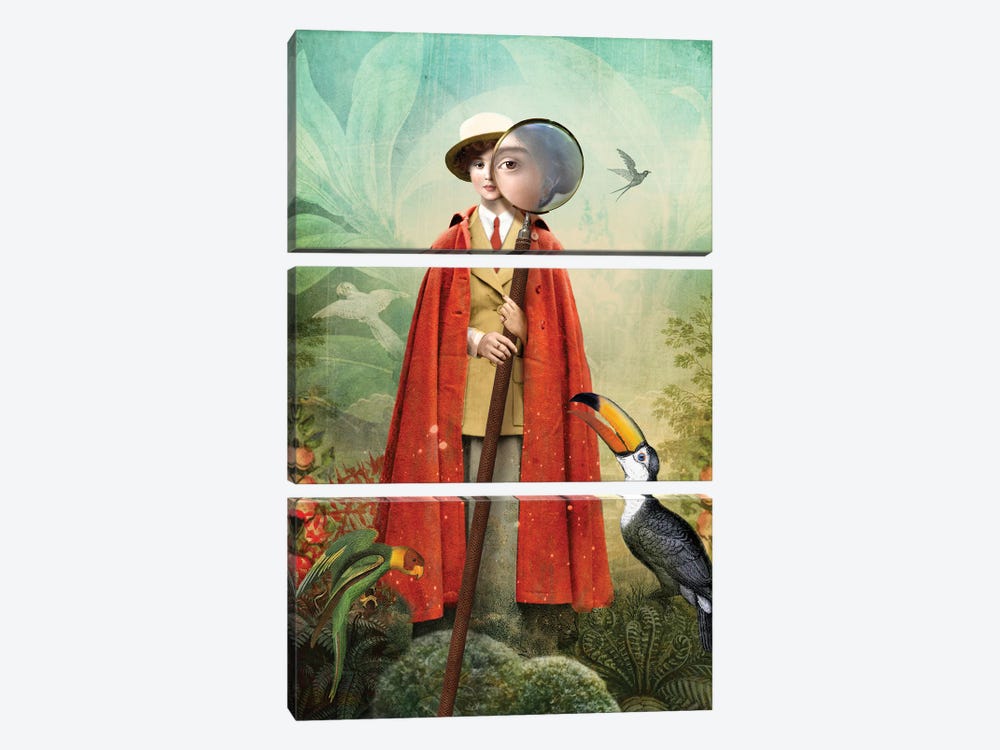 Page Of Wands by Catrin Welz-Stein 3-piece Art Print