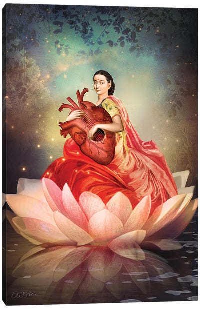 Knight Of Cups Canvas Art Print - Similar to Frida Kahlo