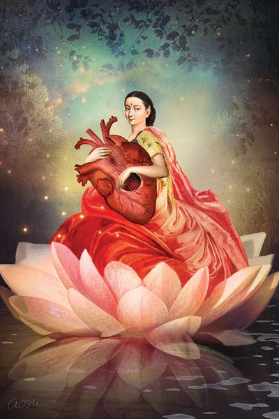 Lotuses: Knight Of Cups by Catrin Welz-Stein