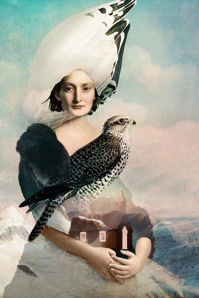 Island by Catrin Welz-Stein metal wall art