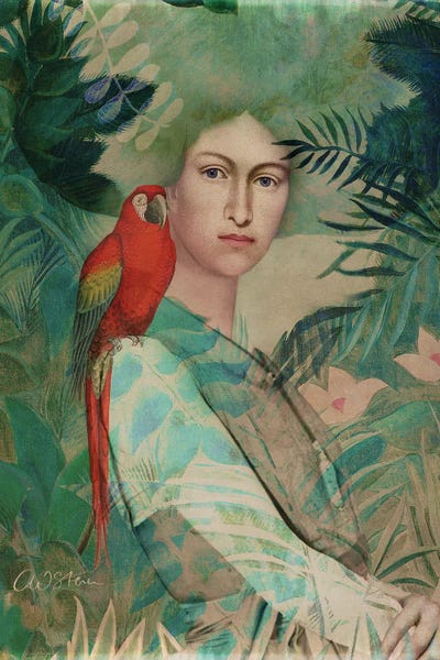 Parrots: Portrait XX by Catrin Welz-Stein