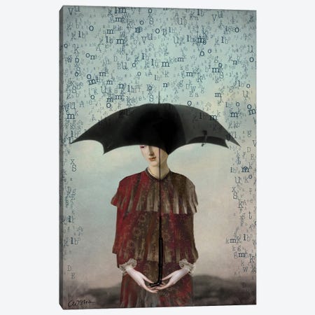 Leaving Me Speechless Canvas Print #CWS198} by Catrin Welz-Stein Canvas Art