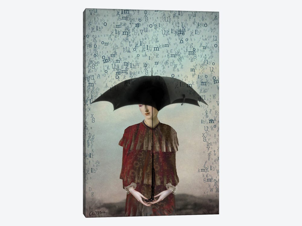 Leaving Me Speechless by Catrin Welz-Stein 1-piece Canvas Print