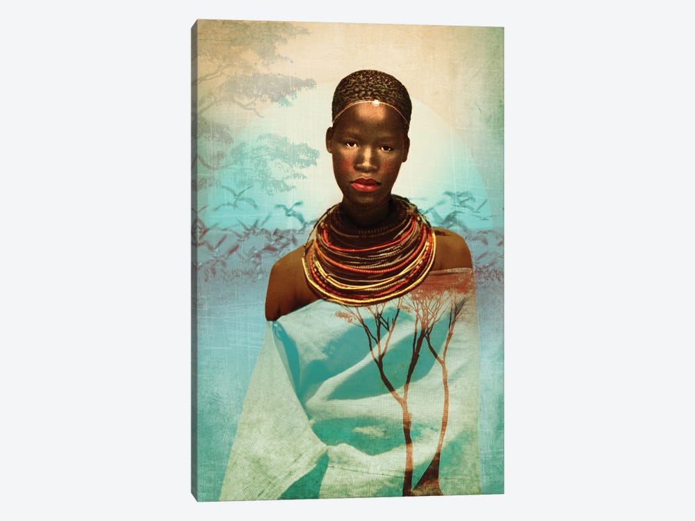 Tanzanian Woman by Catrin Welz-Stein 1-piece Canvas Artwork
