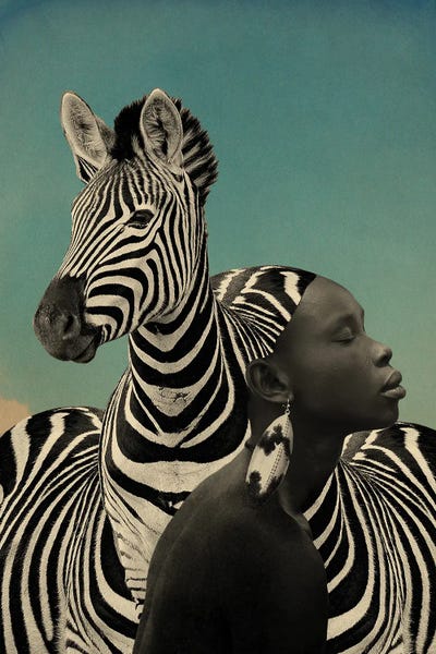 African Heritage: Zebra by Catrin Welz-Stein