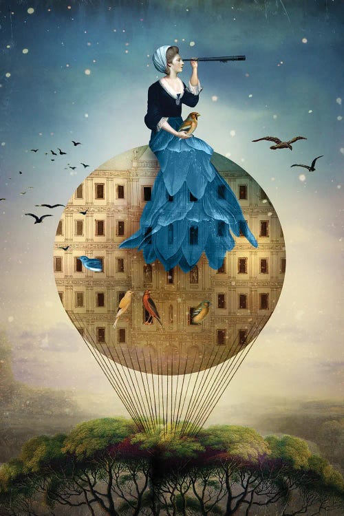 Queen Of Swords by Catrin Welz-Stein wall art