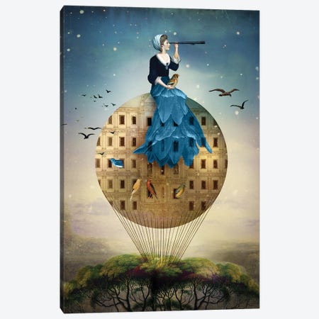 Queen Of Swords Canvas Print #CWS205} by Catrin Welz-Stein Canvas Print